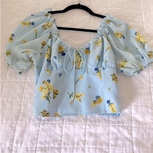 Cottagecore Wildflower Top